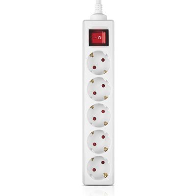 Сетевой фильтр питания REAL-EL RS-Protect M 3m, white (EL122300027) (EL122300027) | Зображення 1