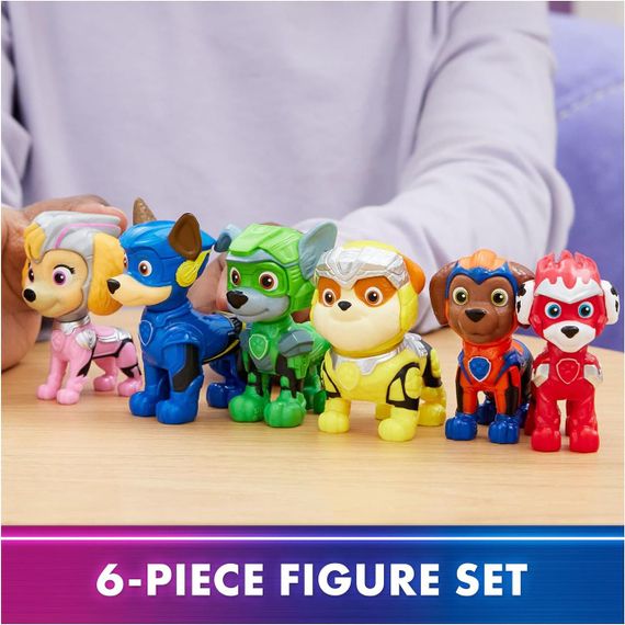 Щенячий Патруль Мегафильм Подарочный набор из 6 фигурок Paw Patrol Mighty Movie Toy Figures Gift Pack | Зображення 5