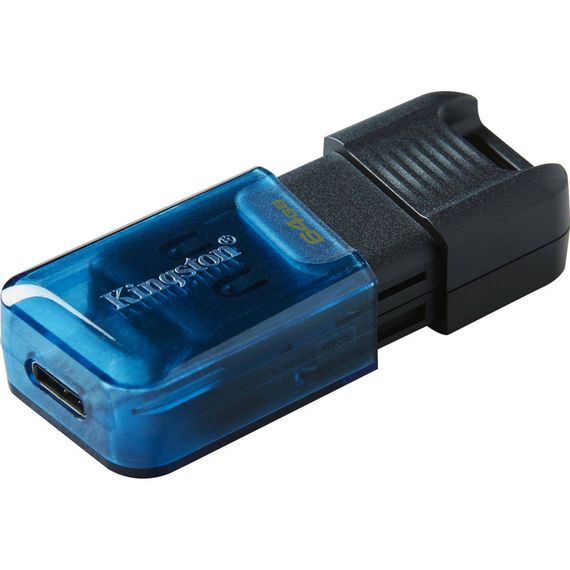 Flash Drive Kingston DT80M 64GB 200MB/s USB-C 3.2 | Зображення 1