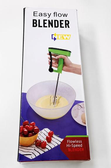 Ручний міксер Easy Flow Blender / Напівавтоматичний механічний вінчик для збивання портативний бездротовий | Зображення 3