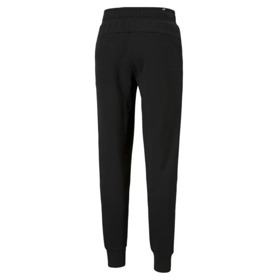 Штани спортивні Puma Essentials Logo 586716 01 (чорні, чоловічі, вільні, бренд пума) | Зображення 1