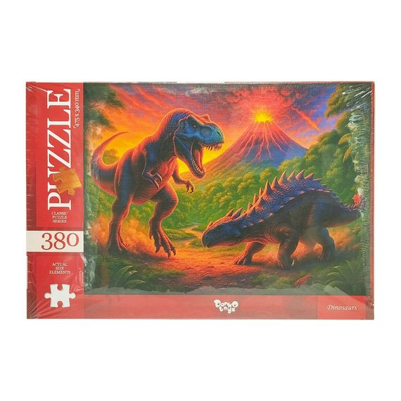 Классические пазлы "Dinosaurs" C380-07-08, 380 элементов