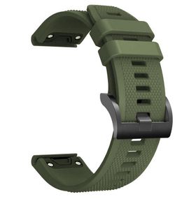 Силіконовий ремінець Primo для годинника Garmin Fenix 8 51mm / Fenix 7X / Fenix 7X Pro - Army Green