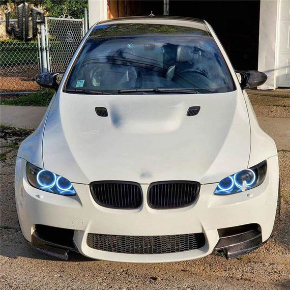 Накладки на передній бампер Flap Карбон (для M3, Карбон) для BMW 3 серія E-90/91/92/93 2005-2011 рр | Зображення 1