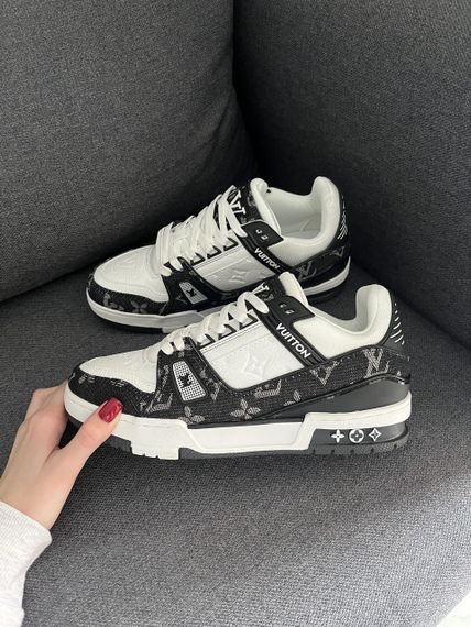 Кросівки Trainer White Black  (топ якість) 45 29 | Зображення 9