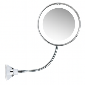 УЦІНКА! Дзеркало з LED-підсвіткою ULTRA FLEXIBLE MIRROR зі збільшенням 5X. Гнучке дзеркало для макіяжу (Плохе паковання 3263)