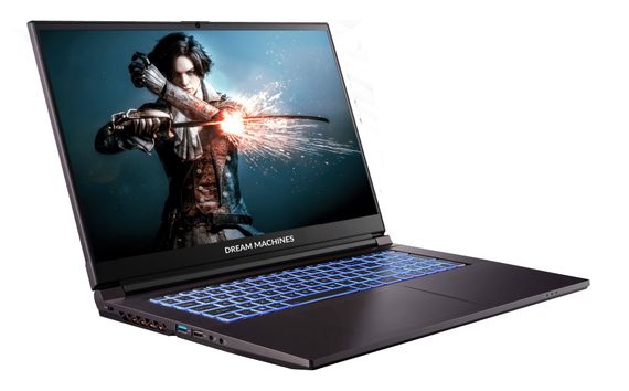 Ноутбук Dream Machines RG2050-17 17.3FHD IPS, Intel i7-13620H, 32GB, F1TB, NVD2050-4, DOS, чорний (RG2050-17UA26) | Зображення 1