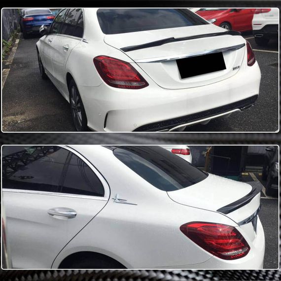 Спойлер V6 (для SD 2015-2021, Карбон) для Mercedes C-сlass W205 рр | Зображення 3