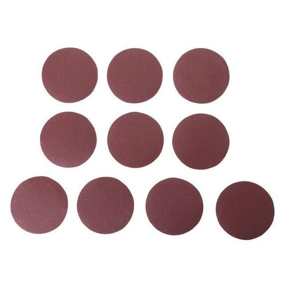 Круг наждачний самоклейний 125 мм, папір класу С, К80, 10 од. INTERTOOL BT-0508 | Зображення 3