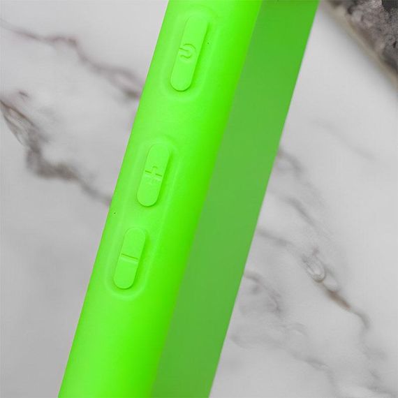 Чохол TPU GETMAN Liquid Silk Full Camera для Xiaomi Redmi Note 13 Pro 4G / Poco M6 Pro 4G / Note 14S Салатовий / Neon Green | Зображення 2