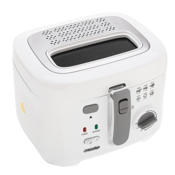 Фритюрниця Mesko MS 4908 gray 1800 Вт сіра | Зображення 1
