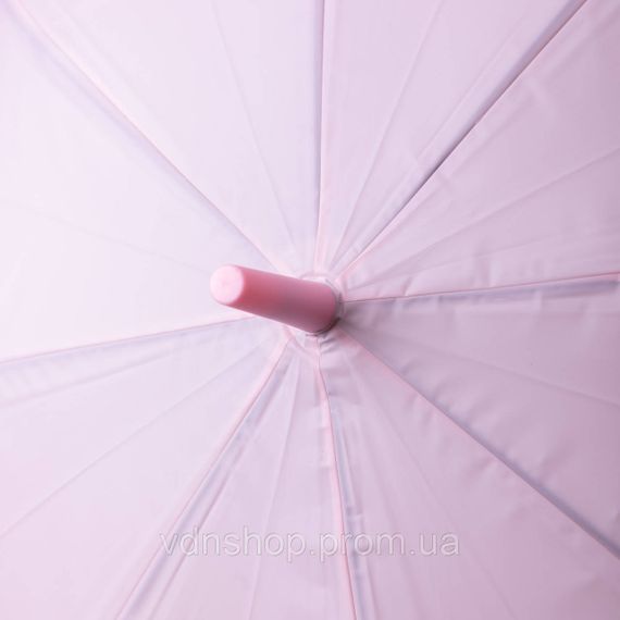 Класична дитяча парасолька-тростина напівавтомат з поліестеру міцна надійна 8 спиць діаметр 94 см Рожевий HP-23-11P | Зображення 3