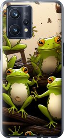 Чехол на Realme 9 Pro Plus Жабки "5656u-2596-17620"