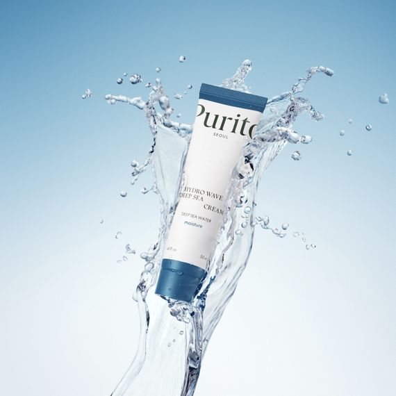 Зволожувальний крем з морською водою Purito Seoul Hydro Wave Deep Sea Cream (50 ml) | Зображення 1