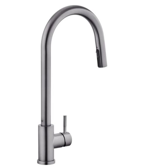 Змішувач для кухні з висувним виливом Kroner KRP Edelstahl Klassisch - PVD03915 (CV032283) | Зображення 9