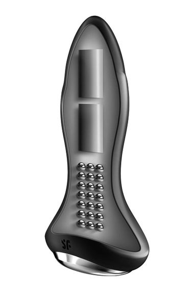 Анальна смартвібропробка із перлинним масажем Satisfyer Rotator Plug 1+, Чорний | Зображення 2