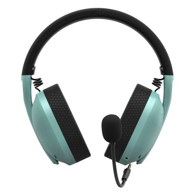 Навушники Hator Hyperpunk 2 USB 7.1 Black/Mint (HTA-848) (HTA-848) | Зображення 1