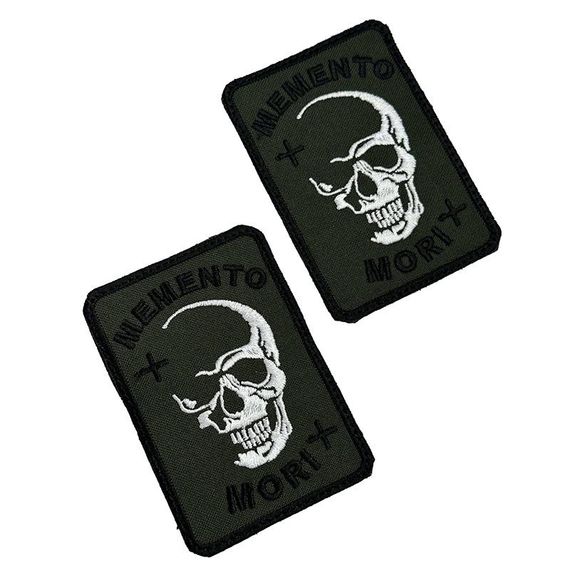 Шеврон на липучках MEMENTO MORI ВСУ (ЗСУ) 20222548 12923 9х6 см | Зображення 2