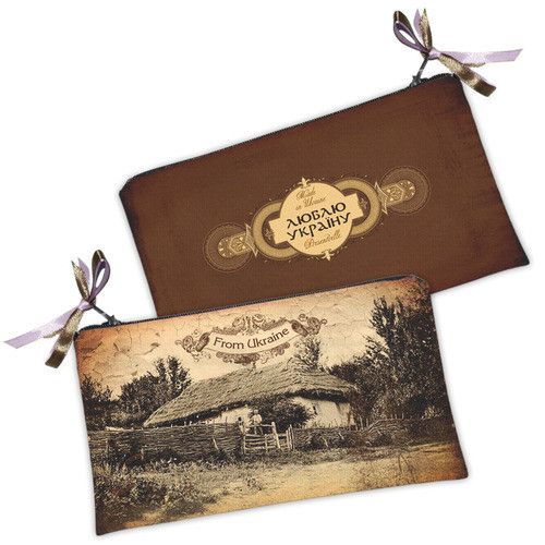 Косметичка жіноча Люблю Україну 20х12 см (K_KU006)