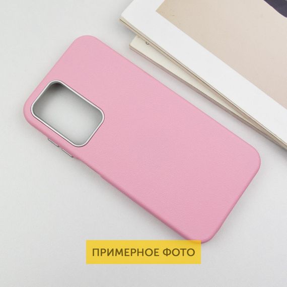 Шкіряний чохол Leather Case Metal Buttons для Xiaomi Redmi A3 Light Pink | Зображення 2