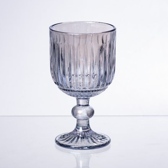 Набір келихів для вина 6 (шт) по 220 (мл) Блакитний HP-19-68 | Зображення 1