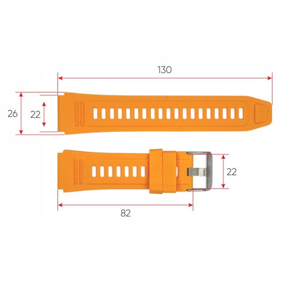 Ремешок для смарт часов  Modfit Combat Orange | Зображення 2