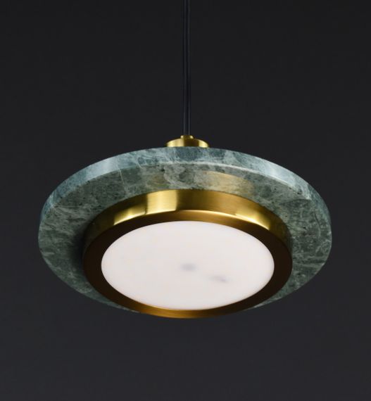 Люстра світлодіодна підвісна LED світильник для квартири на стелю лед 27315 Латунь 15-165х20х20 см. | Зображення 3