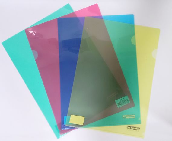 Папка-куточок А4, до 40 аркушів, 180 мкм BM.3850-99 BUROMAX (4823078953674) Червоний | Зображення 1
