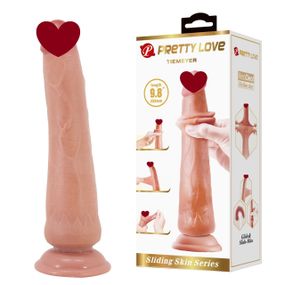 Фалоімітатор на присосці, з ефектом ковзної шкіри LyBaile - Tiemeyer Sliding Skin 9,8”, BW-008127LP-1 Sex Aura