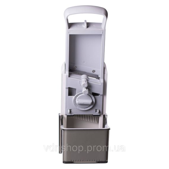 Овочерізка ручна універсальна з контейнером 19×12.5×34 см слайсер для овочів кухонна овочерізка HP-8-67 | Зображення 4