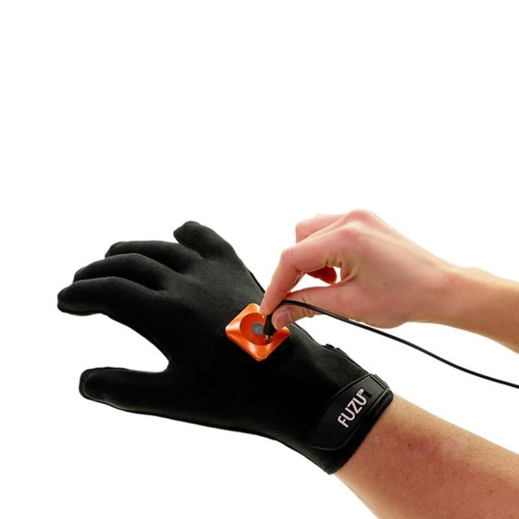 Віброрукавичка (ліва) FUZU Gloves Vibrating Massage Left Hand, 11 режимів Sex Aura | Зображення 6