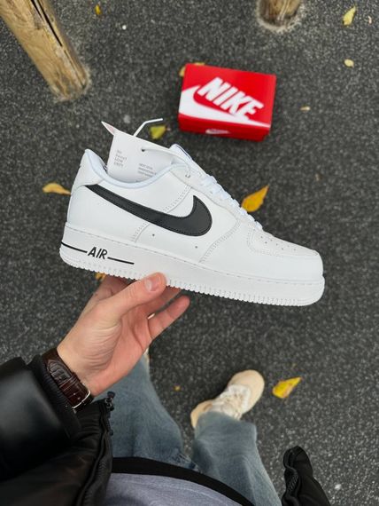 Зимові кросівки Nike Air Force, ТОП якість (low) білі | Зображення 2