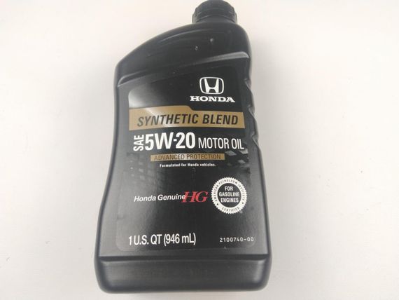 Олива моторна 5W-20 напівсентетична Honda Motor Oil Synthetic Blend 1 л (087989132)