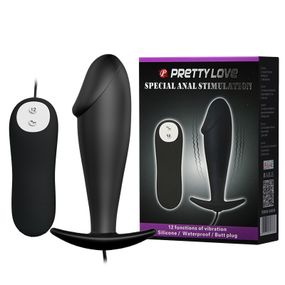Вібропробка PRETTY LOVE SPECIAL ANAL VIBR. STIMULATION 12 function Sex Aura