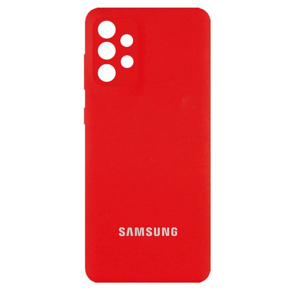 Чехол Silicone Cover Full Camera (AA) для Samsung Galaxy A13 4G Full camera, Червоний / Red