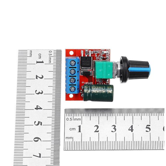 DC ШИМ регулятор оборотов двигателя DC 4.5V-35V 5А 20 кГц PWM | Зображення 2