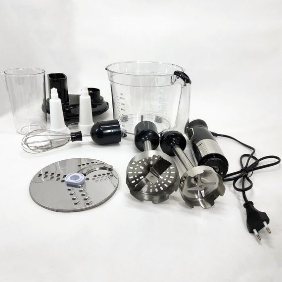 Багатофункціональний занурювальний мульти блендер 4в1 Rainberg RB-2238 подрібнювач 1200 Вт, потужний | Зображення 9