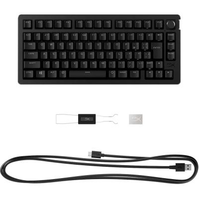 Клавиатура HyperX Alloy Rise 75 PBT HX Red Wireless UA Black (91Y91AA) | Зображення 4