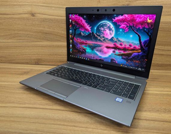 Мобильная рабочая станция HP zBook 15 G6 / 15.6" (1920x1080) IPS / Intel Core i7-9850H (6 (12) ядер по 2.6 - 4.6 GHz) / 32 GB DDR4 / 512 GB SSD / nVidia Quadro RTX 3000, 6 GB GDDR6, 192-bit / Fingerprint / WebCam / Windows 10 б/у + Подарок Мышь / USB | Зображення 4