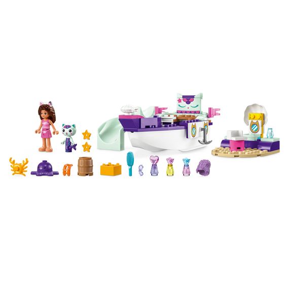 Конструктор LEGO Gabby's Dollhouse Корабель і спа Ґаббі й Нявки 88 деталей (10786) | Зображення 4
