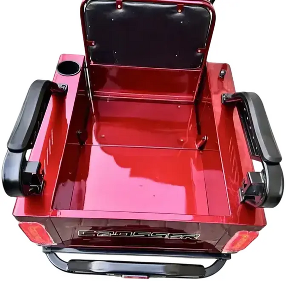 Электротрайк Crosser Transit TR-5 LFP 1500W 76.8V 30Ah, грузовой трехколесный электроскутер до 80 км, LiFePO4, 3 места Червоний | Зображення 8