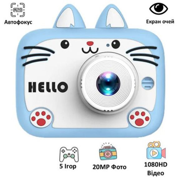 Детский цифровой фотоаппарат X900 Cat QS-72 | Зображення 3