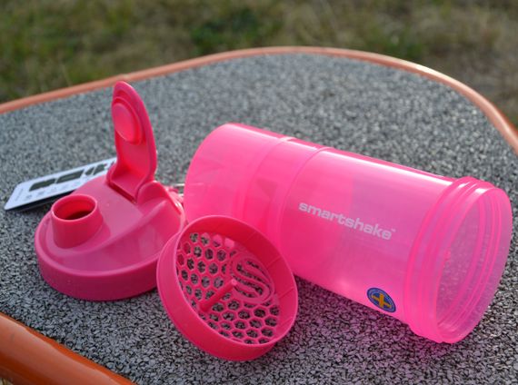Шейкер спортивний SmartShake Original2GO 600ml Neon Pink | Зображення 9