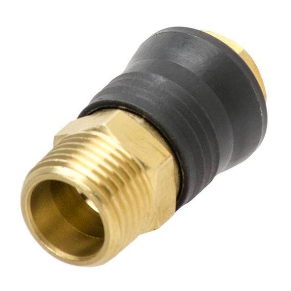 Швидкороз'ємне з'єднання із зовнішньою різьбою 1/2 ", латунь INTERTOOL PT-1817 | Зображення 1