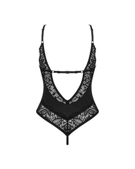 Боді Obsessive Bellastia otwarte Чорне XS/S | Зображення 5