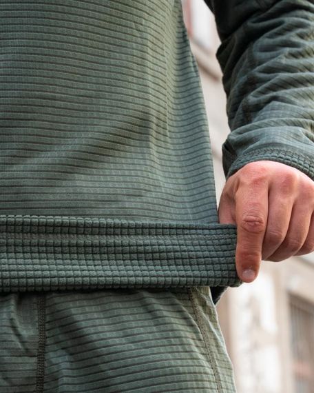Комплект чоловічої термобілизни зимовий оливковий термокостюм чоловічий для холодної погоди військовий одяг | Зображення 2