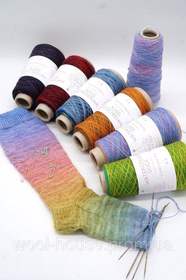 Шкарпеткова пряжа Laines du Nord Watercolor Sock, 106 | Зображення 3
