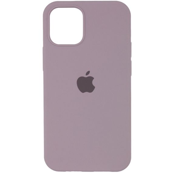 Чохол Silicone Case Full Protective (AA) для Apple iPhone 12 Pro Max (6.7") Сірий / Lavender