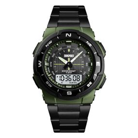 Чоловічий годинник Skmei 1370AG Army Green
