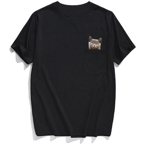 Футболка SV Hidden Cat универсальная XS Черный (sv2687xs)